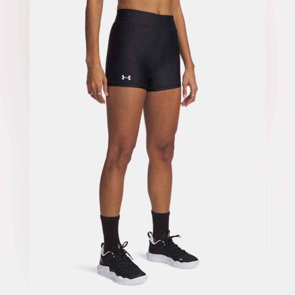 Under Armour Team Black 3” Shorty Compression Athletic Shorts